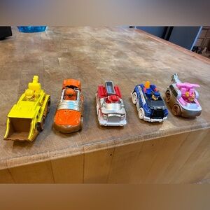 Paw Patrol Rescue Off Road Series Muddy Vehicles Set of 5 True metal Die Cast